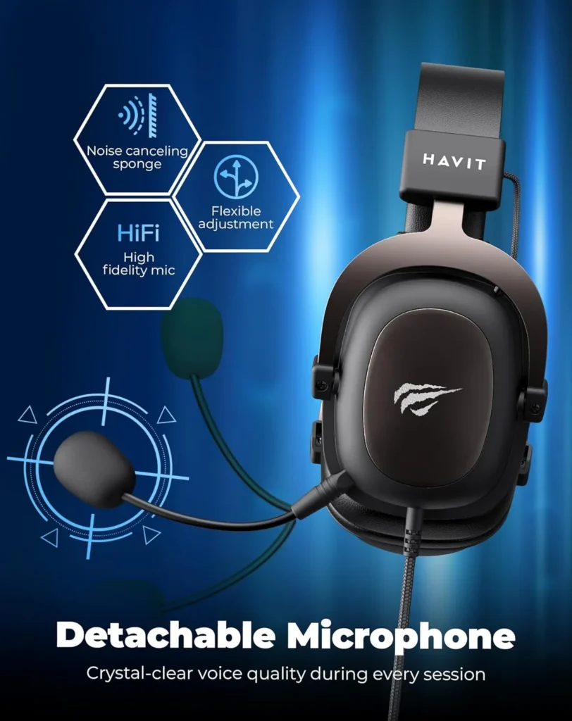 1.4 Havit HV-H2002d - Melhor Headset Gamer