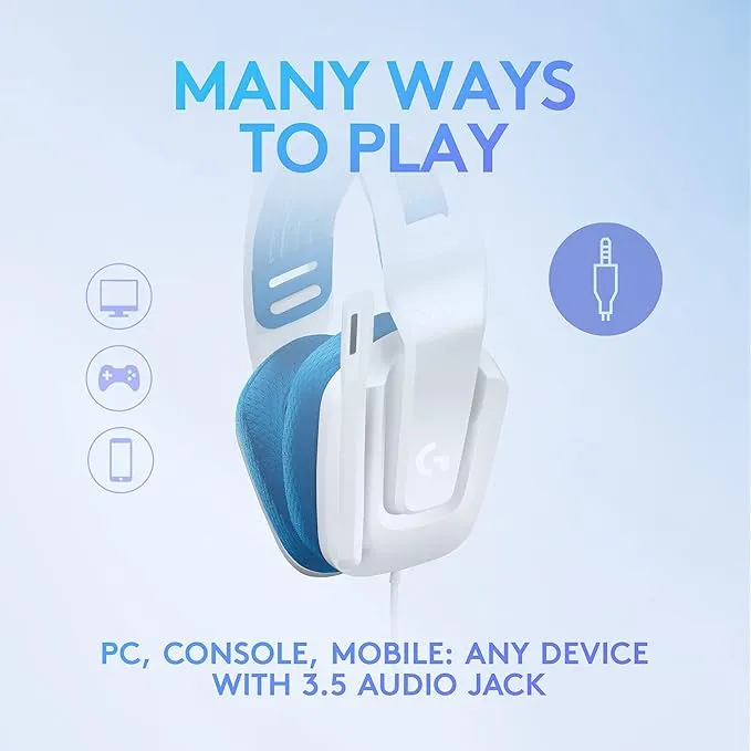 10.2 Logitech G335 - Melhor Headset Gamer