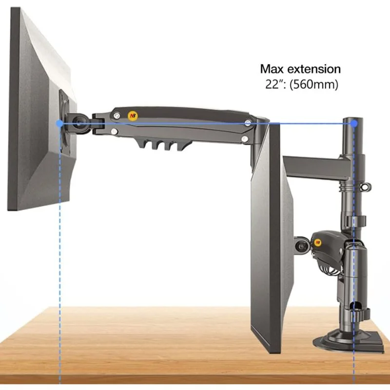 6.1 Melhor suporte articulado para monitor - NB