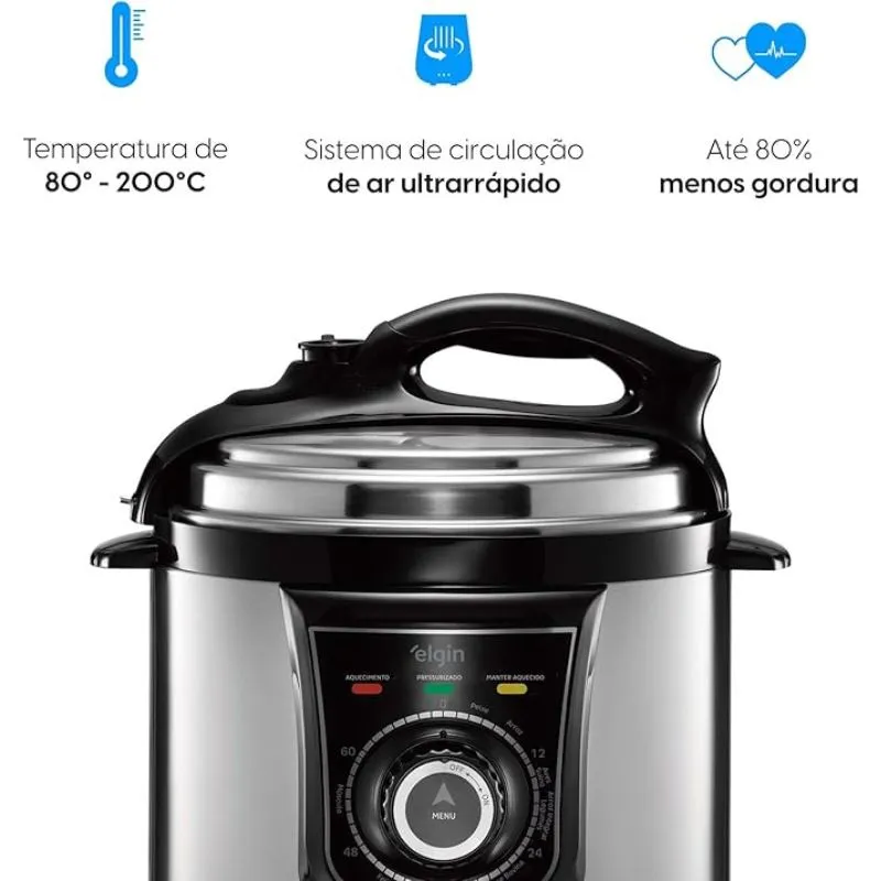 6.3 Elgin 840w - Melhor Panela de Pressão Elétrica