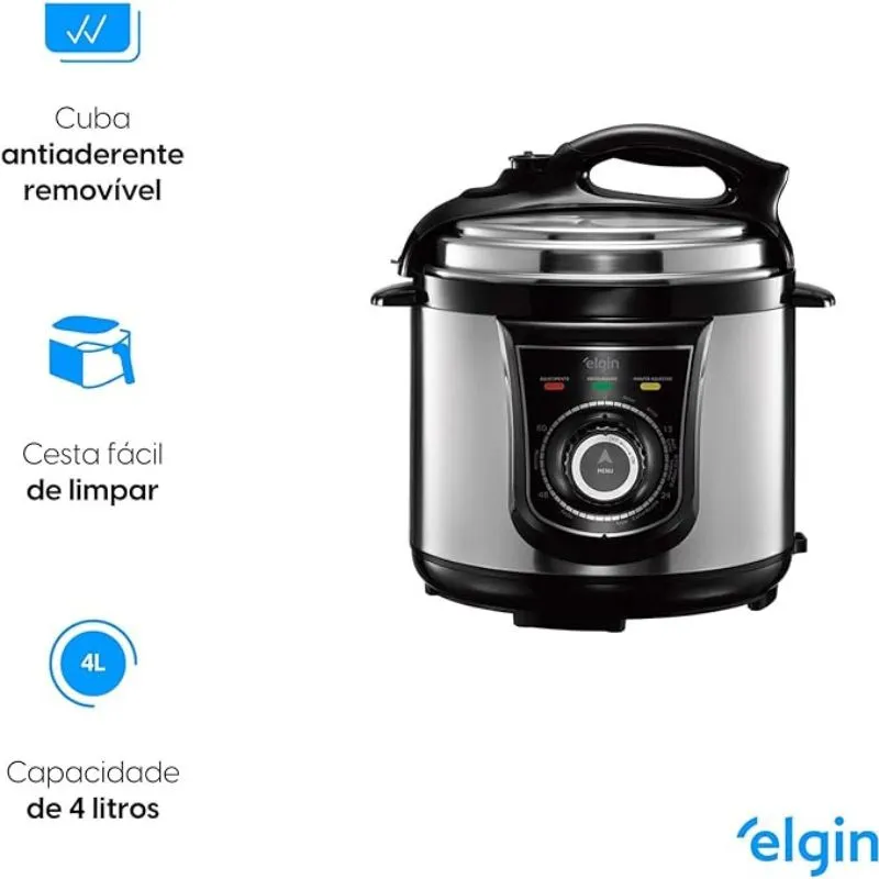 6.4 Elgin 840w - Melhor Panela de Pressão Elétrica