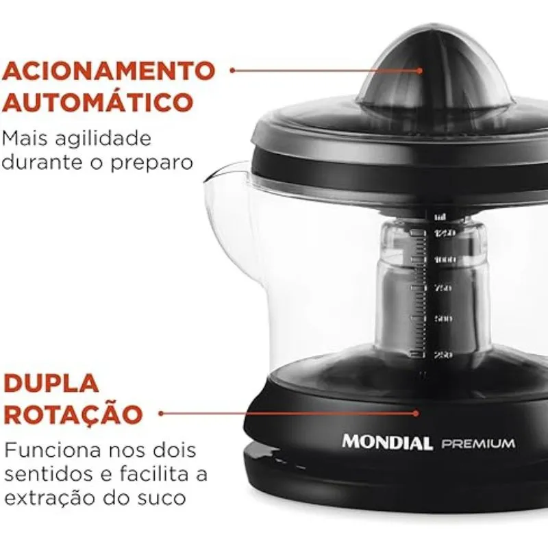 melhor espremedor de fruta eletrico - Mondial Premium