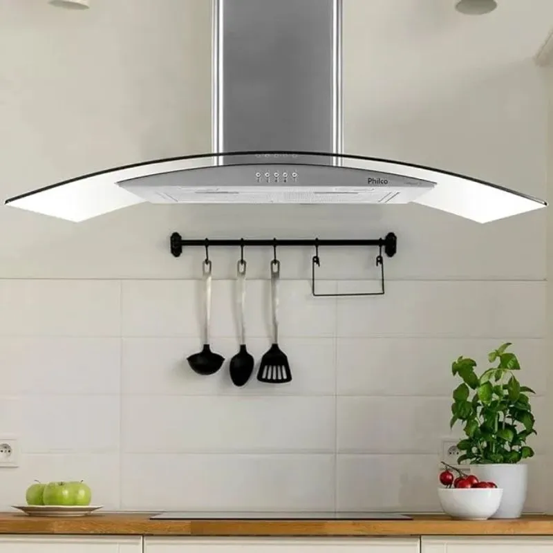 melhor coifa de ilha philco pco90g glass