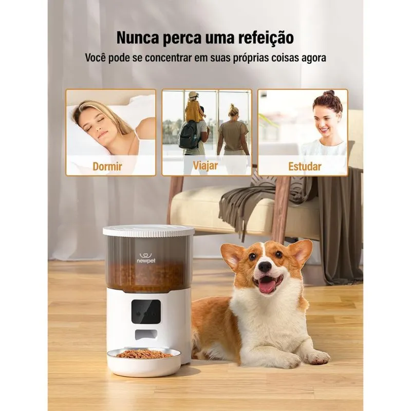 melhor alimentador automatico pet newpet