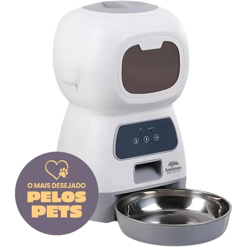 melhor alimentador automatico pet animus