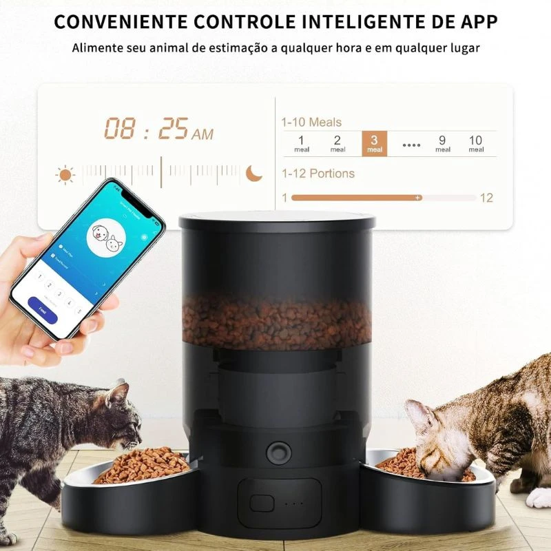 melhor alimentador automatico pet surdy